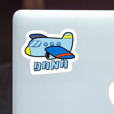 Sticker Airplane Dana Notebook Image