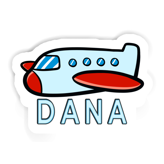 Sticker Dana Plane Laptop Image