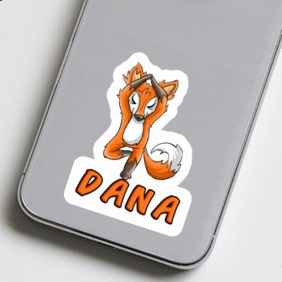 Yoga Fox Sticker Dana Image