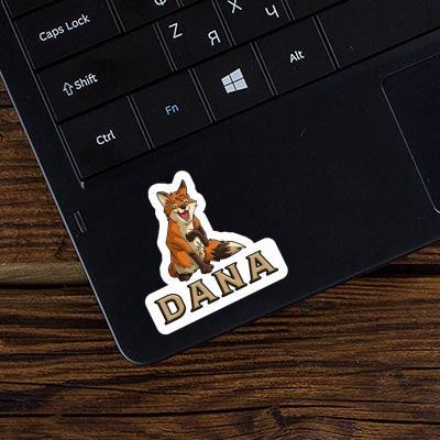 Fox Sticker Dana Laptop Image