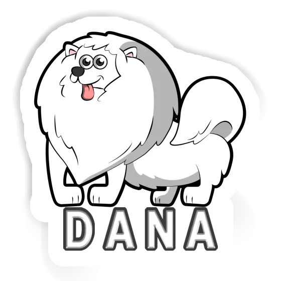 Dana Sticker German Spitz Laptop Image