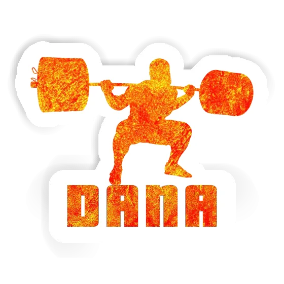 Sticker Weightlifter Dana Gift package Image