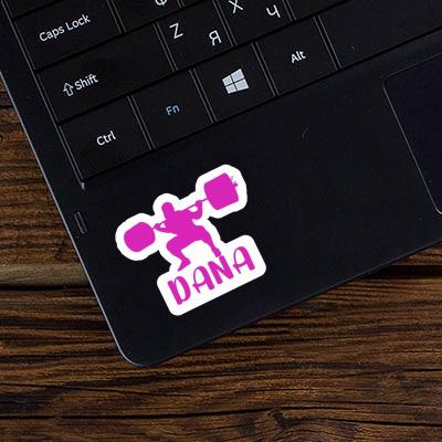 Weightlifter Sticker Dana Laptop Image