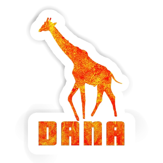 Autocollant Dana Girafe Gift package Image