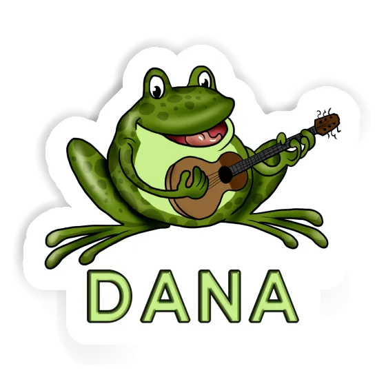 Frosch Aufkleber Dana Laptop Image