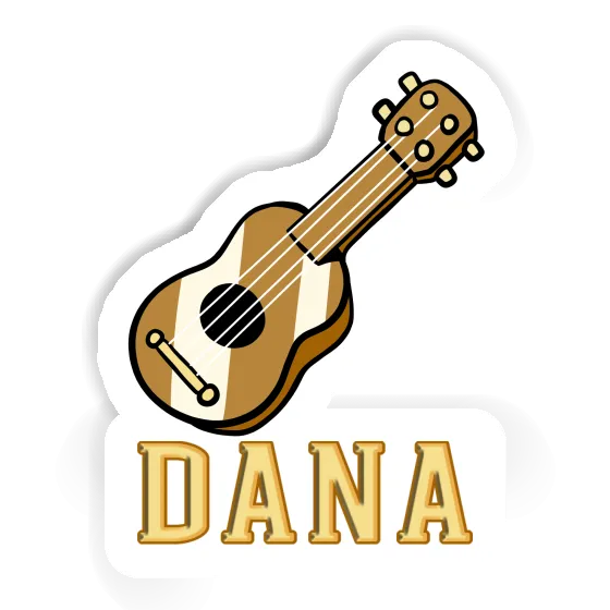 Dana Autocollant Guitare Laptop Image