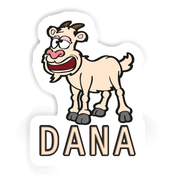 Sticker Dana Ziege Notebook Image