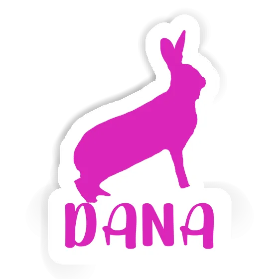 Aufkleber Dana Hase Notebook Image