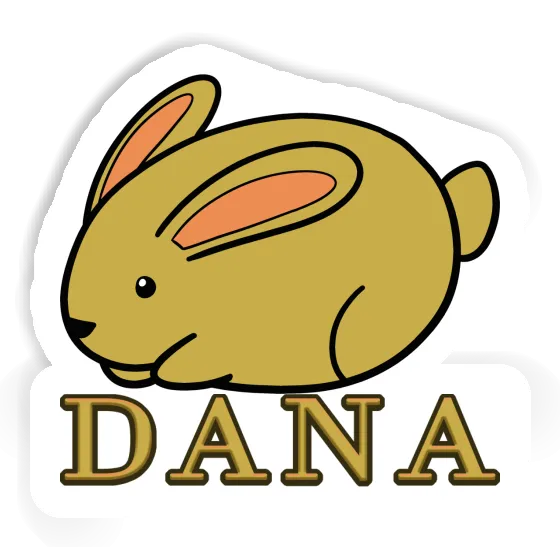 Dana Sticker Hare Laptop Image