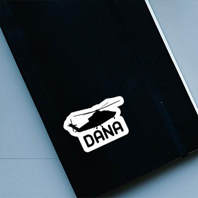 Sticker Helicopter Dana Notebook Image