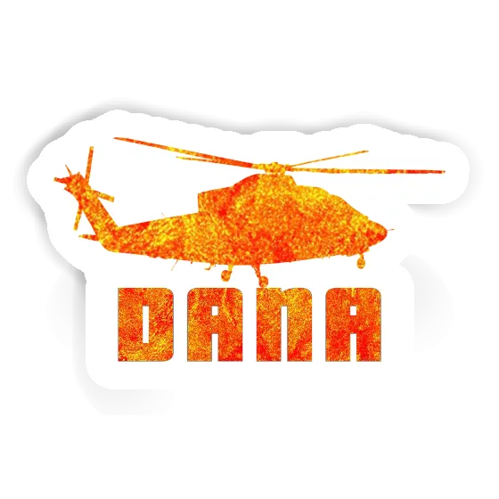 Sticker Dana Hubschrauber Notebook Image