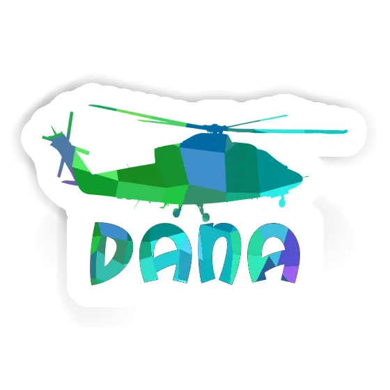 Helicopter Sticker Dana Laptop Image