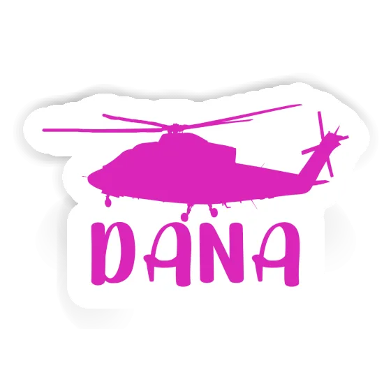 Sticker Dana Helicopter Laptop Image