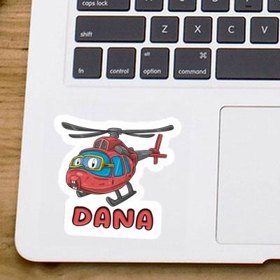 Sticker Helicopter Dana Laptop Image