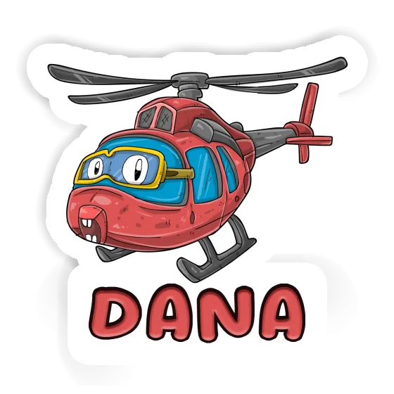 Aufkleber Helikopter Dana Image