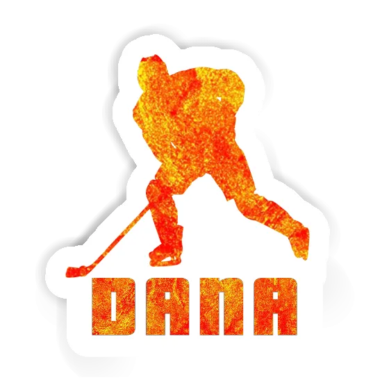 Eishockeyspieler Aufkleber Dana Image