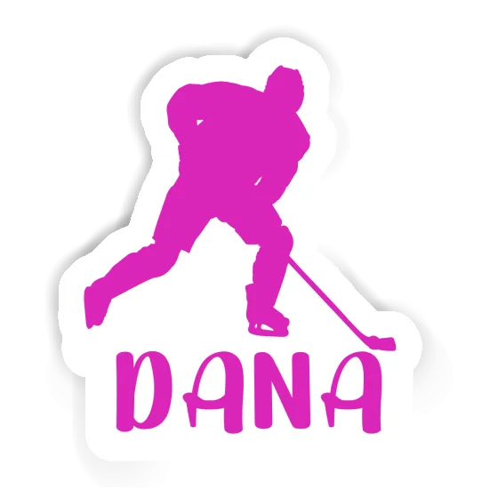 Dana Aufkleber Eishockeyspielerin Image
