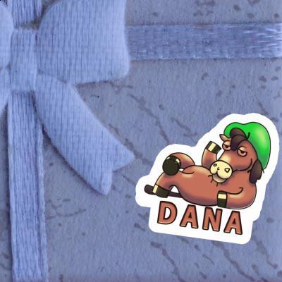 Lying horse Sticker Dana Gift package Image