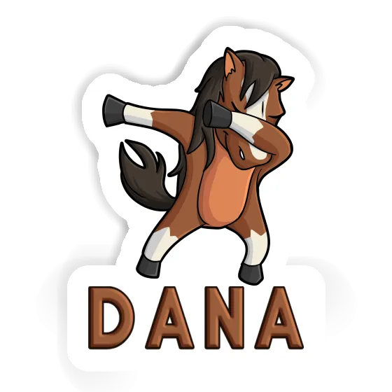 Sticker Dabbing Horse Dana Notebook Image