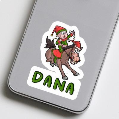 Weihnachtspferd Aufkleber Dana Image