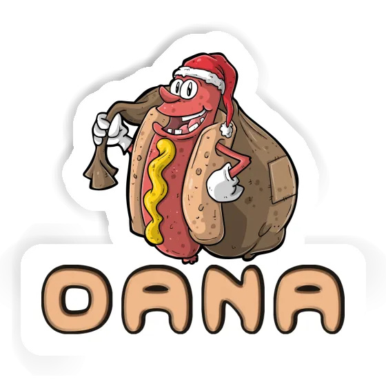 Dana Sticker Hot Dog Image
