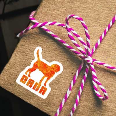 Dana Autocollant Chien Gift package Image