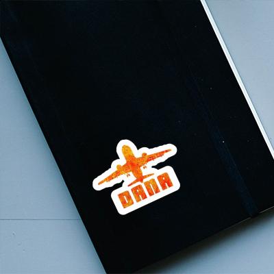 Sticker Jumbo-Jet Dana Laptop Image