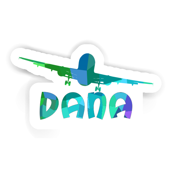 Dana Sticker Airplane Laptop Image