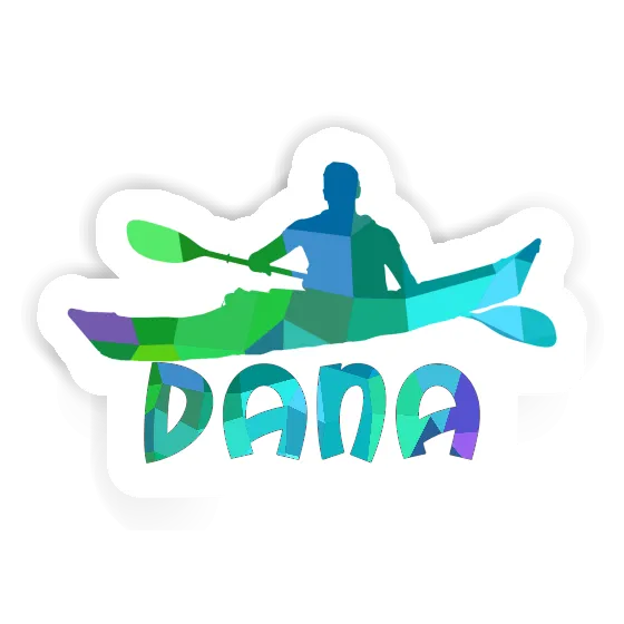 Kayaker Sticker Dana Image