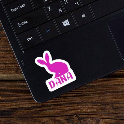 Hase Aufkleber Dana Laptop Image