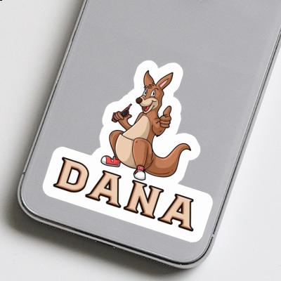 Sticker Känguru Dana Notebook Image