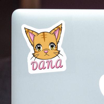 Katzenkopf Sticker Dana Laptop Image