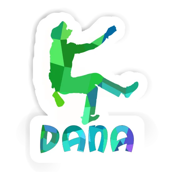 Aufkleber Kletterer Dana Image