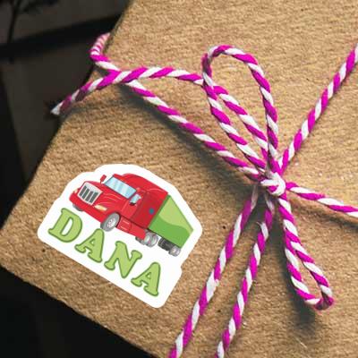 Sticker Articulated lorry Dana Notebook Image