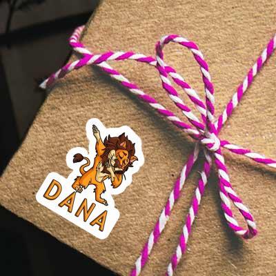 Dana Sticker Lion Laptop Image