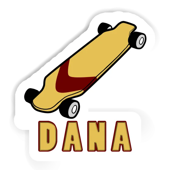 Longboard Sticker Dana Notebook Image