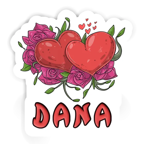 Liebessymbol Aufkleber Dana Notebook Image