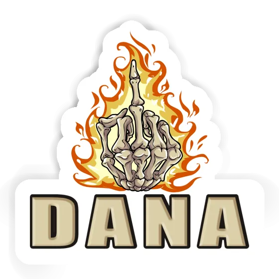 Middlefinger Sticker Dana Notebook Image