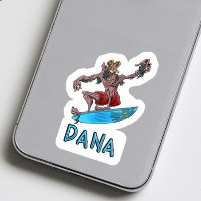 Dana Autocollant Surfeur Image