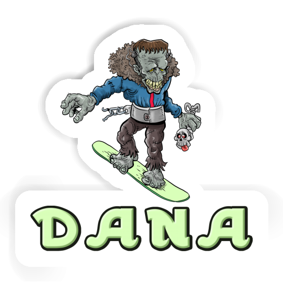 Autocollant Boarder Dana Gift package Image
