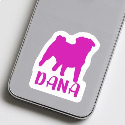 Pug Sticker Dana Laptop Image