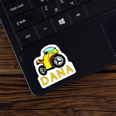 Sticker Motorrad Dana Laptop Image