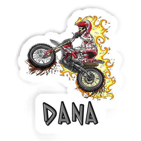 Dana Sticker Dirt Biker Laptop Image