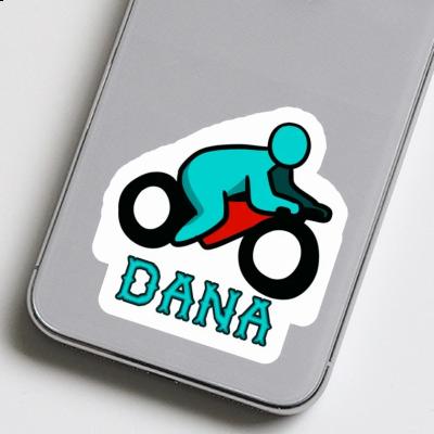 Dana Autocollant Motocycliste Image