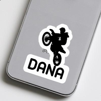 Autocollant Motocrossiste Dana Laptop Image