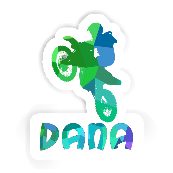 Motocross Rider Sticker Dana Laptop Image