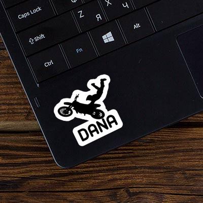 Sticker Dana Motocross Jumper Notebook Image