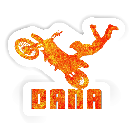 Sticker Dana Motocross-Fahrer Gift package Image