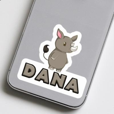 Sticker Dana Rhino Notebook Image