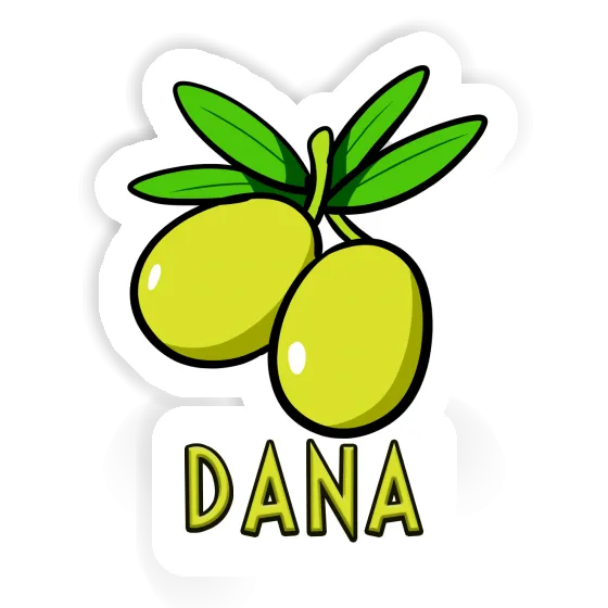 Dana Sticker Olive Notebook Image